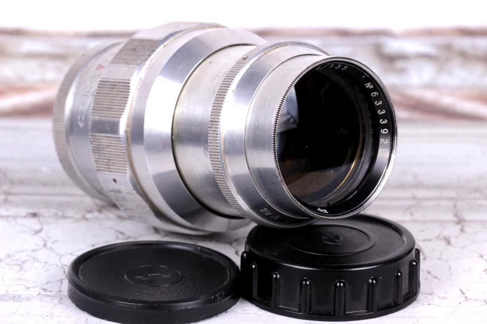 Jupiter-11 135mm f/4 M39 Soviet Telephoto Lens Clean Optics Vintage Portrait - Image 4 of 4