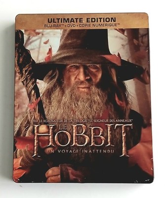 Der Hobbit: Eine unerwartete Reise - Steelbook - 2 Blu-rays + 1 DVD - Guter Zustand