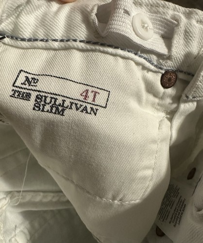 Polo Ralph Lauren SULLIVAN SLIM White Distressed Denim Shorts Toddler Boys 4 4T - Picture 9 of 9