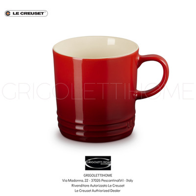 Le Creuset - Becher London Steingut Glasiert 350 ML - Rot Cherry