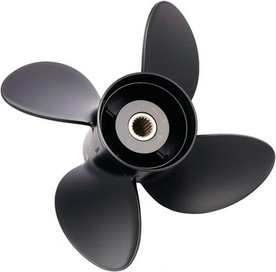 Solas 8613-143-19 Amita 4 Aluminum 4-Blade Propeller RH 14.25'' Diam x 19'' Pitch