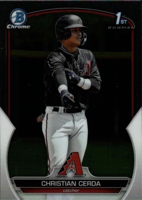 2023 Bowman Chrome Prospects - Christian Cerda 1st Bowman #BCP-56 - Diamondbacks