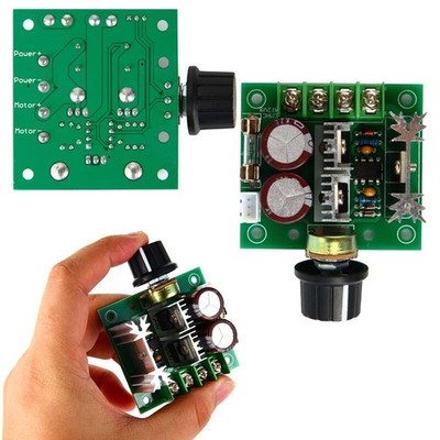 DC 12-40V MAX 10A PWM DC Motor Speed Controller With Knob Switch Governor *hu