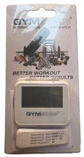Gymboss Interval Timer and Stopwatch - White/Gray Gloss
