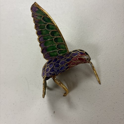 Cloisonne Hummingbird Ornament