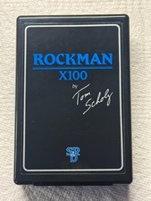 SR D Tom Scholz ROCKMAN X100 Guitar Headphone Amplifier - EXC - BUY IT NOW  