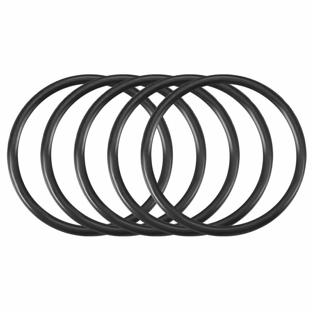 50pcs black 14mm x 1mm nitrile rubber O ring oil sealing grommets✦KD *cm