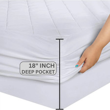 100% Waterproof Mattress Protector Mattress Pad Quilted Mattress Cover