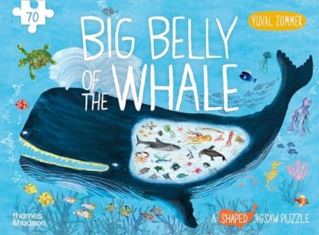 The Big Belly of the Whale A shaped jigsaw puzzle by Yuval Zommer (Jigsaw)