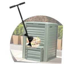 Compost Turner Aerator,Compost Stirrer Tool for Outdoor Composting Manual 