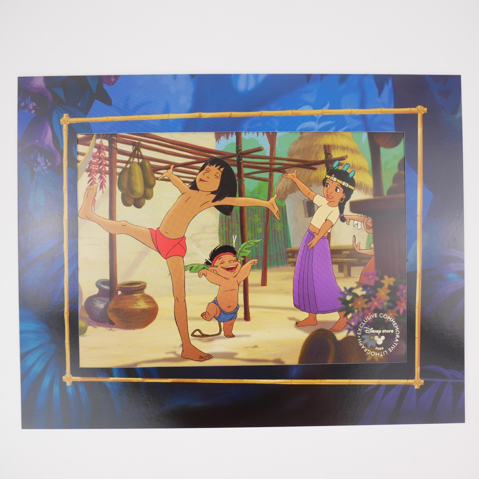 Disney Store Exclusive Commemorative Lithograph The Jungle Book 2 2003 Portfolio