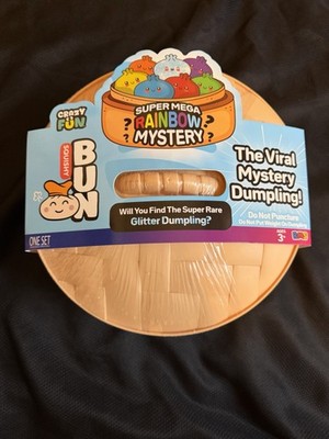 RMS Crazy Fun Super Mega Rainbow Mystery Bun Dumpling Blind Pack, 1 Pack Ages 3+