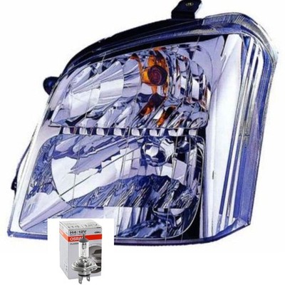 Halogen Scheinwerfer Frontscheinwerfer links H4 für Isuzu D-Max I inkl. Lampen