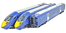 Hornby R1139 OO Gauge Class 395 Javelin HST Blue Rapier 3 Car Set Runner Unboxed