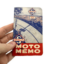 Vintage 1941 Skelly Moto Memo Gasoline Record Booklet Filled Out Ephemera