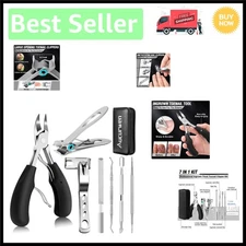 Heavy Duty Long Handle Toenail Clippers for Thick Nails - Perfect for Seniors