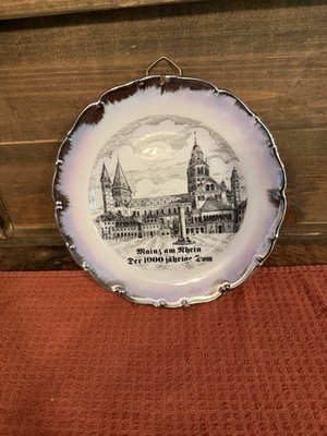 Vintage Mainz Am Rhein Der 1000 Jährige Dom Germany Decorative Wall Plate
