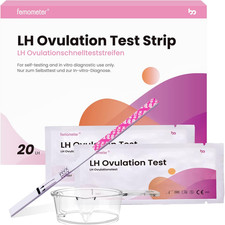 Femometer 20 Ovulationstest 25 Miu/Ml Optimaler Sensitivit&auml;t Mit Urinbecher