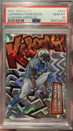 LaDainian Tomlinson #K34 2022 Panini Absolute Kaboom Vertical card