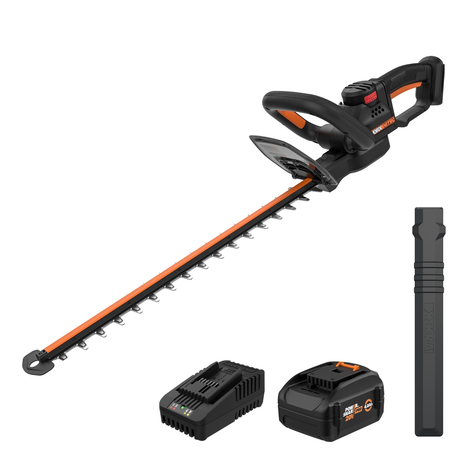 WG263 Worx Nitro 20V Brushless 22" Cordless Hedge Trimmer