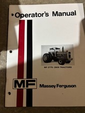 Massey Ferguson 2775 2805 Tractor Operator's Manual MWPA26