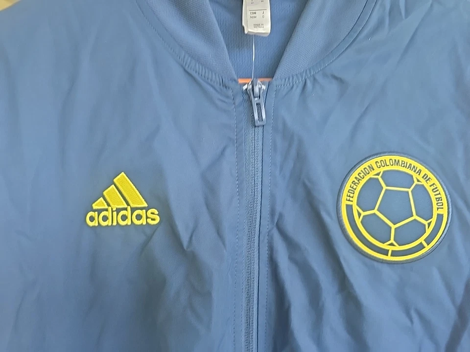 Chaqueta Himno Adidas Colombia 19/20 Talla Mediana NUEVA CON ETIQUETAS DN6632 Foto 2 de 4