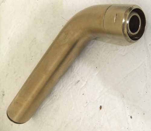 Kohler K-933-BV Purist 8" Wall Mount Shower Arm & Flange - Brushed Bronze - Afbeelding 7 van 9