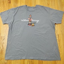 William Murray Caddy Shack Graphic Men's T-Shirt Gray Size XXXL USA Made