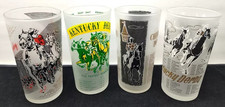 FOUR KENTUCKY DERBY GLASS BID - 1955, 1959, 1960, & 1 961 - ALL OF THEM ARE MINT