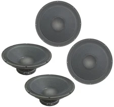 4x Harmony HA-P18LS16 Replacement 18" PA 1600W Subwoofer / Speaker 16 Ohm Woofer