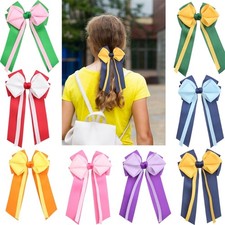 Foldable Ribbon Bows Hair Accessory Hair Clip For Women Girls Party Occasion