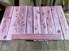 10 pc 3/4" x 24" EASTERN RED CEDAR INDIANA Lumber Wood Juniper S4S *FREE SHIP*