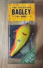 Bagley Balsa B3 Crankbait Old Bass Lure Used