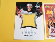 Zach Parise New Jersey Devils 2007 - 2008 UD The Cup Limited Logos Blank Back