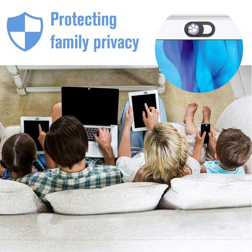6 PCS Webcam Cover Slide Anti-hacking Webcam Cover Paw Pattern - 第 5/12 張圖片