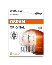 2 Glühlampen Blinkleuchte W21 5W 12V 21 5W W3x16q OSRAM für diverse PKW