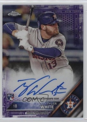 2016 Topps Chrome Rookie Purple Refractor 95/250 Tyler White #RA-TW Auto RC 0rz7