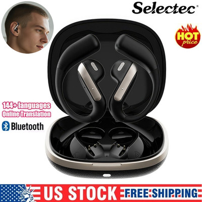 3-In-1 Smart Voice Translation Earbuds 144 Languages Real Time Translator V5.4
