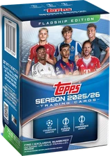2025-26 TOPPS FLAGSHIP UCC VALUE BLASTER BOX UEFA Club Competitions New Presale