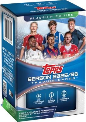 2025-26 TOPPS FLAGSHIP UCC VALUE BLASTER BOX UEFA Club
