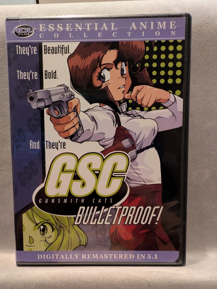 Gunsmith Cats - Bulletproof (DVD, 2004, The Essential Anime