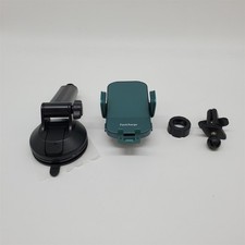 15W Fast Auto Clamping Wireless Car Charger Mount Phone Holder Green