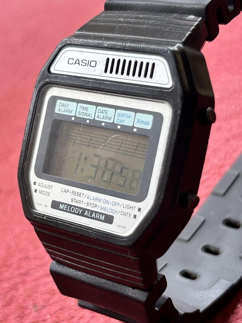 【80's Vintage】 CASIO Alarm-Chrono W-36 80's Vintage】 CASIO Alarm-Chrono W-36 80's Vintage】 CASIO Alarm