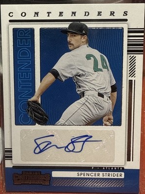2021 Panini Contenders - Contenders Autographs Spencer Strider  #CA-SS (AU, RC)