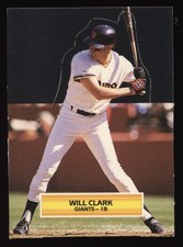 1989 Will Clark Leaf Pop Up Figure Giants