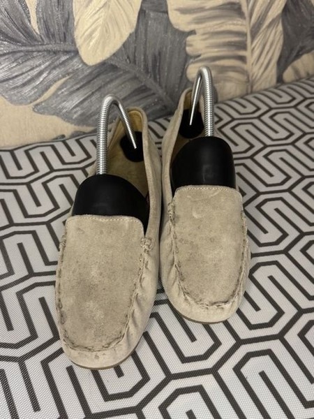 Women Heels Beige Suede 39 #24W9