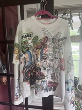 Greedy Unit / Condone Hand-Painted Graffiti T...