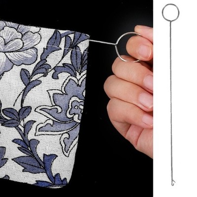 Elastic Band Threader With Hook Needle Drawstring Threading Tool for Hoodies