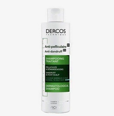 Vichy Dercos Technique Dermatological Anti Dandruff Shampoo Itchy Scalp 200ml