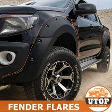 Wide Body Wheel Arche Black Fender Flares Kits For Ford Ranger PX1 2011-2014 UTE